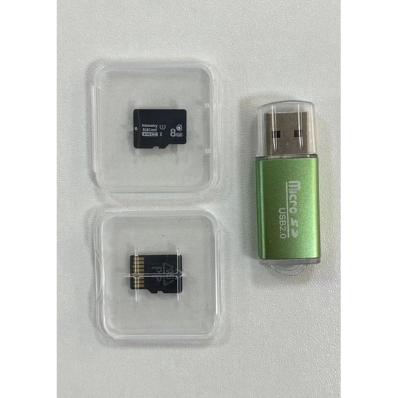 2-Pack 8GB Micro SD Card for MMDVM Hotspot with Preloaded Pi-Star 4.2.1 Class 10 TF Memory Card + USB Card Reader Compatible with Raspberry Pi Zero W/2W/1B+/2B/3B/3B+/4B