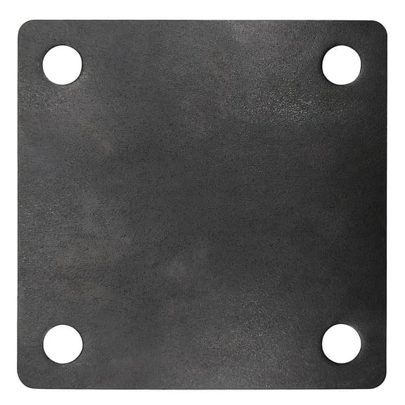 2 Pack - 8x8" Weldable Square Steel Metal Baseplate A36 Heavy Duty Carbon Steel