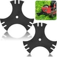 thumbnail image 1 of 2 Pack 9" 3-Side Edger Star Blades 5/8" Center Hole, 781-0748-0637 Edger Blades for Craftsman Edger Compatible with Troy-Bilt, MTD Edgers, Replace 781-0748,981-0748, 40-009, 7185767, 1 of 7