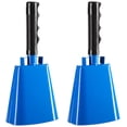 thumbnail image 1 of Blue Panda Cowbells for Sporting Events - 9.5-Inch Blue Cowbell with Handle, Pack of 2 - Sports Noise Makers for Football & Soccer, 1 of 10