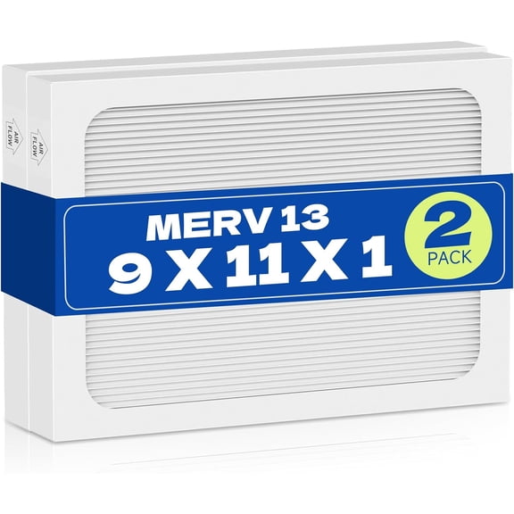 2-Pack 9 x 11 x 1 MERV 13 Replacement Dehumidifier Filter Compatible with Santa Fe Compact70, Ultra70, Element, Compact2, UA 65H dehumidifier Models