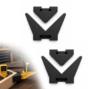 2-Pack 90  Corner Clamp Adapter for DeWALT Medium Trigger Clamps, Quick-Release Right Angle Clamp, Angle Grippers for 6" & 12" Clamping, for Cabinet Corner Clamps & DIY ProjectsBlack, 0.82in
