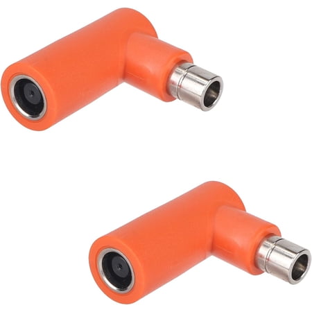 2 Pack 90 Degree Right Angle DC7909 to DC8020 Adapter, Copper Core Solar Panel Connector, Compact Right Angle DC Plug Converter Compatible with Jackery Explorer 600Plus, 1000V2, 1000Pro, 1500Pro, 200