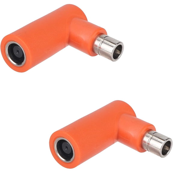 2 Pack 90 Degree Right Angle DC7909 to DC8020 Adapter, Copper Core Solar Panel Connector, Compact Right Angle DC Plug Converter Compatible with Jackery Explorer 600Plus, 1000V2, 1000Pro, 1500Pro, 200