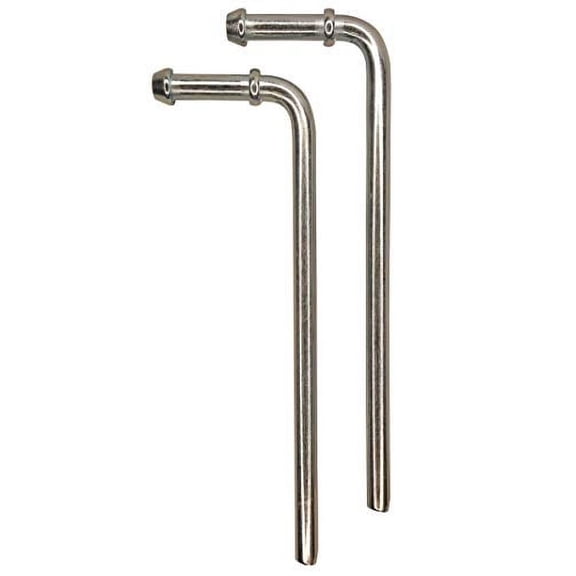 -2 Pack- 90 bend Universal Weld In Place Exhaust Hanger Rod - MADE IN THE USA