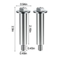 2-Pack 90102-VG3-000 Rear Wheel Axle Bolts for Honda HRR216, HRS216 ...