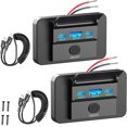 thumbnail image 2 of Usb Switch 2 Pack 90W 12 Volt USB Outlet Panel Wall Mount Dual 36W PD QC3.0 18W Car USB Usb C Car Charger 2 of 14