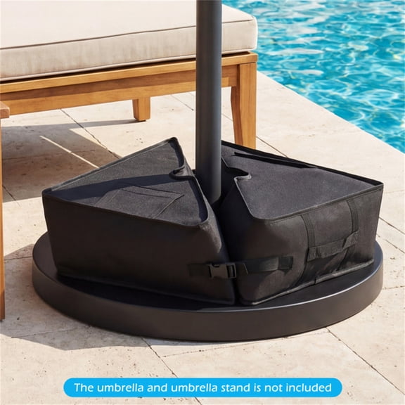 2 Pack 90lbs Patio Umbrella Sand Weight Bags 900D Oxford For Cantilever Offset Umbrella