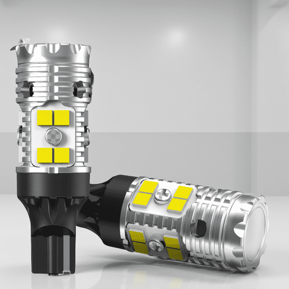 2 Pack 921 W16W LED Reverse Backup Light Bulbs 6000K Cool White Fit 2014-2026 Chevy Silverado 1500 2500 3500 912 906 Replacement