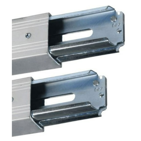 (2-Pack) 93 - 102 Inches Long Aluminum E Track Shoring/Decking Beam Cargo Bar Lock Tie-Down for Enclosed Trailer Load