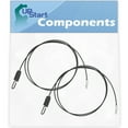 thumbnail image 1 of 2-Pack 946-04230A Auger Cable Replacement for MTD 31AM63FE752 - Compatible with 746-0423 Auger Clutch Cable, 1 of 4