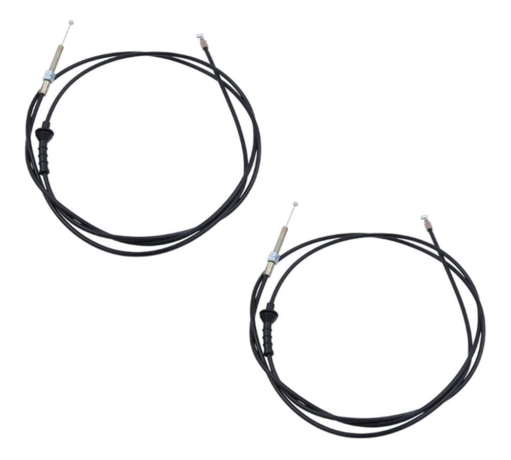 (2 Pack) 96.6 inch Heavy Duty Hood Release Cable Compatible with Volvo ...