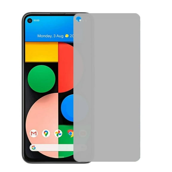 [2 Pack] 9H Hardness Anti-Scratch Anti Spy Privacy Tempered Glass Screen Protector for Google Pixel 5