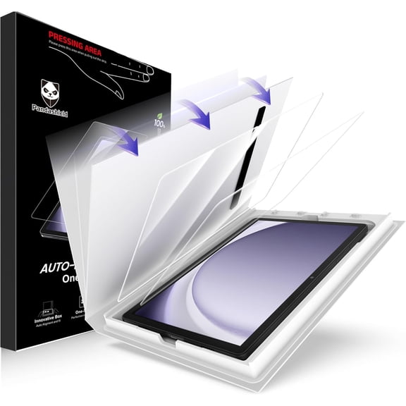 2 Pack 9H Tempered Glass Screen Protector for Samsung Galaxy Tab A11 Plus/A9 Plus (11 Inch) - Easy Install Alignment Tray, Bubble Free, HD Clear, Scratch Resistant, S Pen Compatible