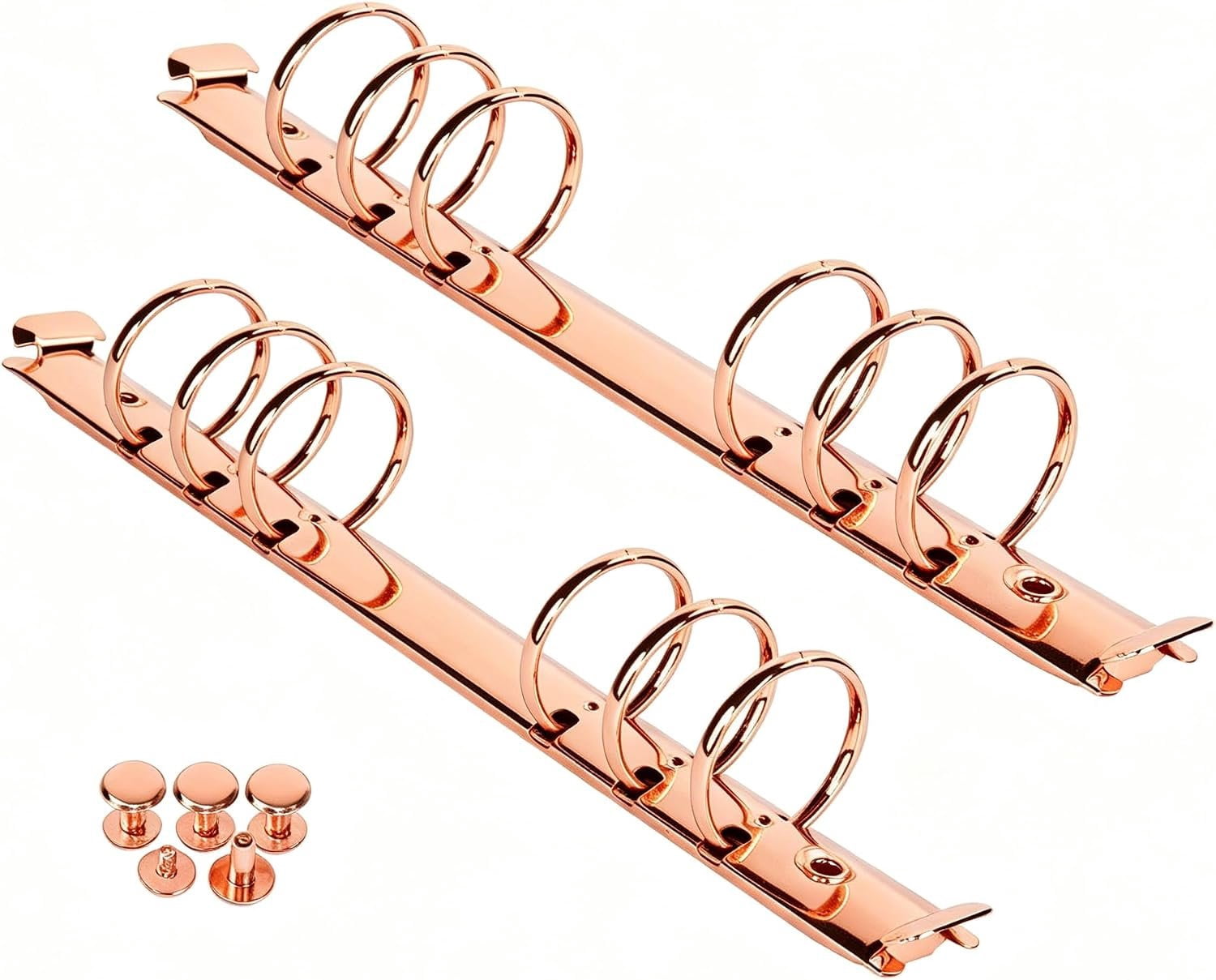 Notebok Ring 2 Pack A5 6-Ring 30mm Binder Mechanism, Rose - Walmart.com