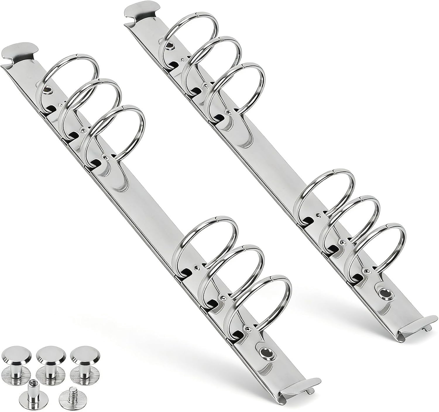 Notebok Ring 2 Pack A5 6-Ring 30mm Binder Mechanism, Sliver - Walmart.com