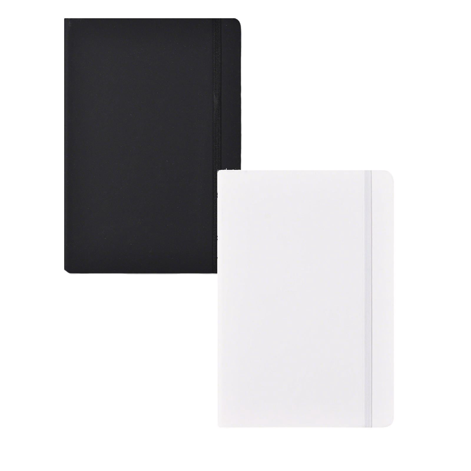 2 Pack A5 Mini Hardcover Notebook,5.7" x 8.2" Small Pocket Journal Notebook College Ruled Notebook for Work Notes, Study, Meetings, To-Do Lists and Daily Writing 80 Sheets/160 Pages