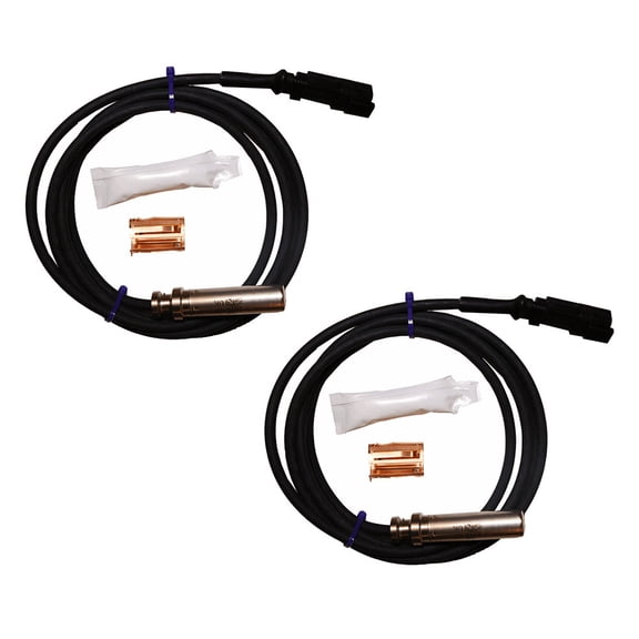 2 Pack ABS Wheel Speed Sensor - 75"/1905mm ABS Sensor DTS Connector Replaces 801552 3591876C 5007842 5007844 5012269 550341 550534 550686 65310 9705107 ZAC801552 BER801552 BW801552