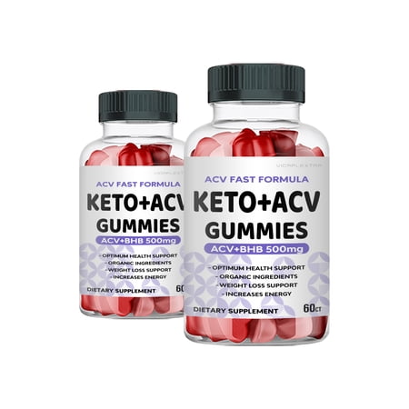 (2 Pack) ACV Fast Formula - ACV Fast Formula Keto+ACV Gummies