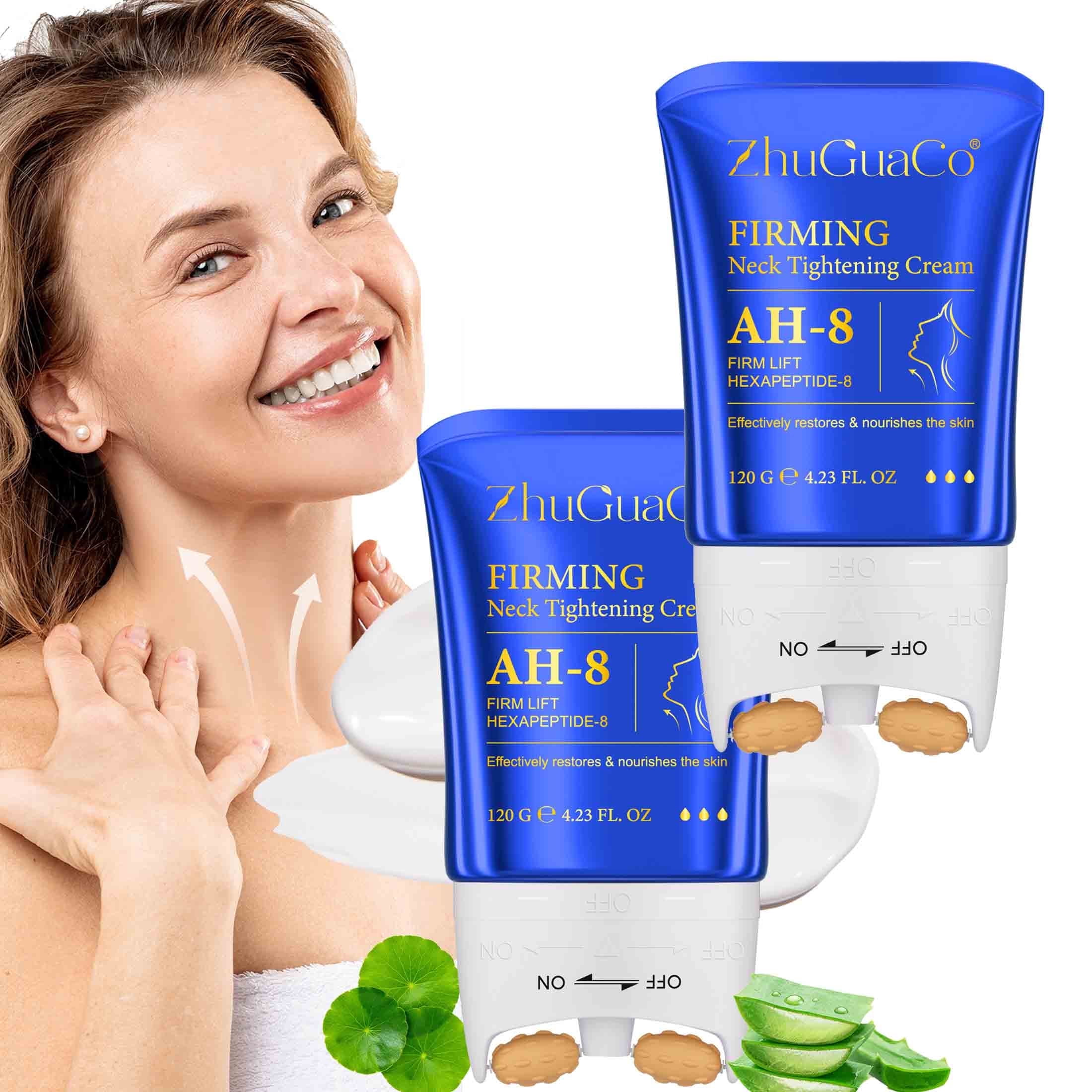 2-Pack AH-8 Firming Neck Cream for Crepey Skin Body Care Comfort