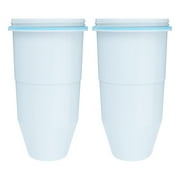 AQUA CREST NSF/ANSI 42&372 Certified Multiple-Stage Water Filters Compatible with Pitcher and Dispenser Reduce TDS, Chlorine 2 Pack