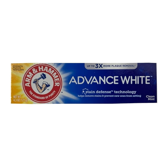 (2 Pack) ARM And HAMMER Advance White Baking Soda And Peroxide Toothpaste, Extreme Whitening 4.3 oz