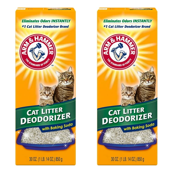 2 Pack ARM & Hammer Cat Litter Deodorizer, 30-oz
