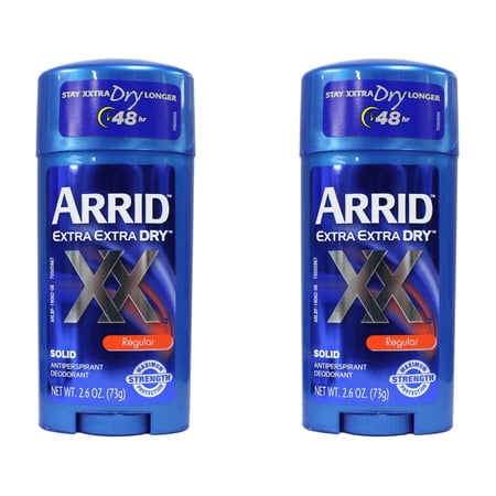 2 Pack - ARRID XX Anti-Perspirant Deodorant Solid Regular 2.70 oz Each