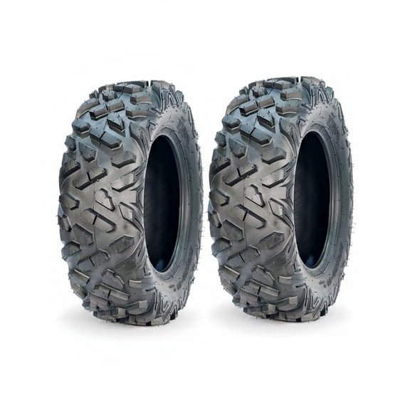 2 Pack ATV UTV Tires 24x8-12 All-Terrain Tires, 6PR Tubeless Heavy Duty Off-Road Tires for Mud & Sand