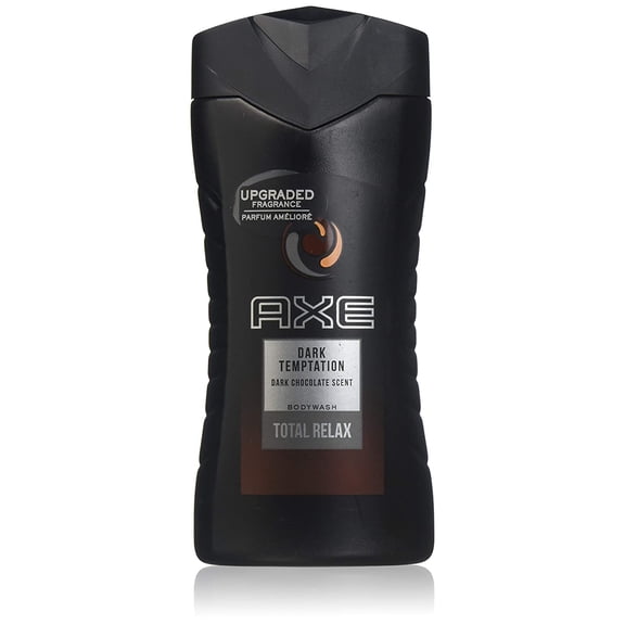 2 Pack - AXE Dark Temptation Body Wash, Dark Chocolate Scent, 250ml ea