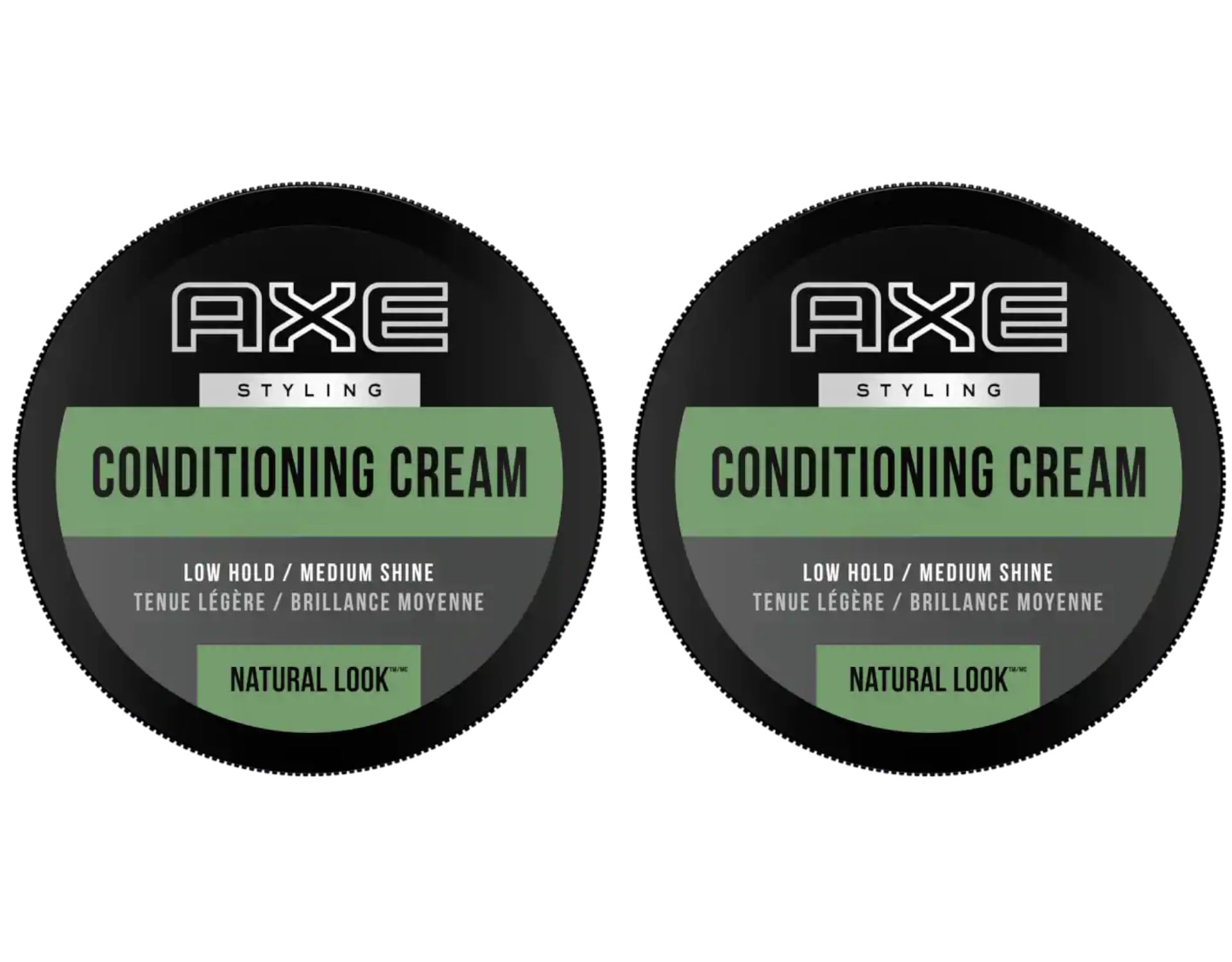 2 Pack AXE Styling Natural Look Conditioning Cream 2.64 Ounce