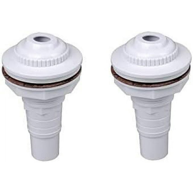 2 Pack Above Ground Pool Complete Return Inlet Jet Fitting With Gasket