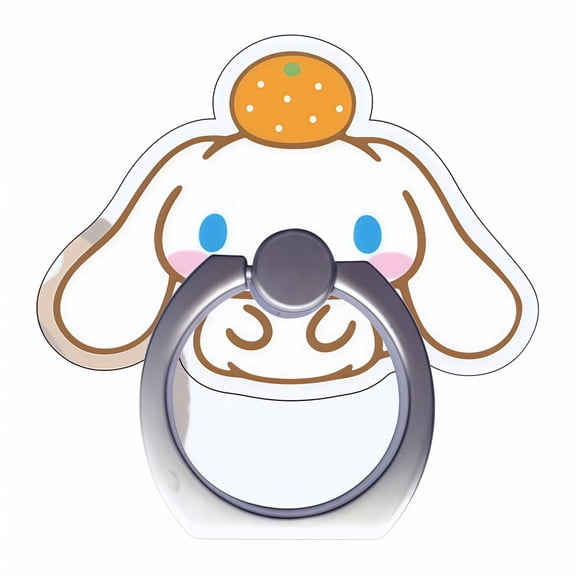 2-Pack Acrylic Cinnamoroll Anime Cartoon Phone Ring Stands - Non-Slip Desktop Holder, Cute Kawaii Decor Ins Aesthetic Gift