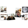 2 Pack Acrylic Photo Frames 8x10 Frameless Design with Translucent