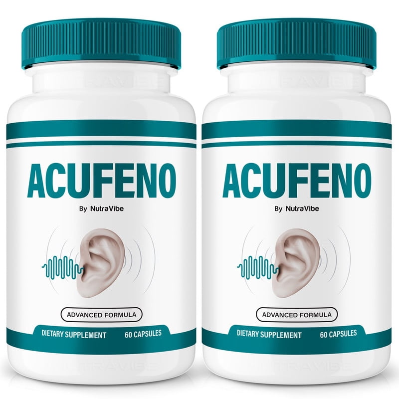 (2 Pack) Acufeno Capsules – Original Formula with a Natural Blend to ...