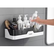 2 Pack Adhesive Corner Shower Caddy, Wall Mounted Shower Shelf Organizer for Shampoo, Soap and Conditioner, TIKA