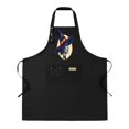 thumbnail image 1 of 2 Pack Adjustable Bib Apron for Cooking - Features Design with Intricate Hat Patterns & Name Perfect for Men & Women, 1 of 5