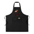 thumbnail image 1 of 2 Pack Adjustable Bib Apron with 2 Pockets - Stylish Black Apron Featuring Red Car Graphic & ' BEATING SHUTT ' Text for Cooking Enthusiasts, 1 of 5