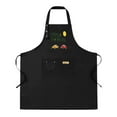 thumbnail image 1 of 2 Pack Adjustable Bib Apron with Cartoon Cars Design - 2 Pockets Perfect for Cooking & Chef Work for Men & Women - " TRIPLA YO MEAL ", 1 of 5