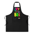 thumbnail image 1 of 2 Pack Adjustable Bib Apron with Colorful ' LOVE BOX ' Design & 2 Pockets - Perfect for Cooking & Baking for Men & Women, 1 of 6