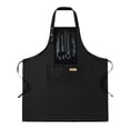 thumbnail image 1 of 2 Pack Adjustable Bib Apron with Forest Scene Design 2 Pockets Perfect for Cooking & Chef Use for Men & Women, 1 of 5