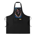 thumbnail image 1 of 2 Pack Adjustable Bib Apron with Space-Themed Design - Features Helmeted Cloud Portal Illustration 2 Pockets for Cooking, 1 of 5