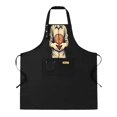 thumbnail image 1 of 2 Pack Adjustable Bib Apron with Unique Heart & Brain Pattern 2 Pockets Perfect for Cooking Kitchen Chef Apron for Men & Women, 1 of 5