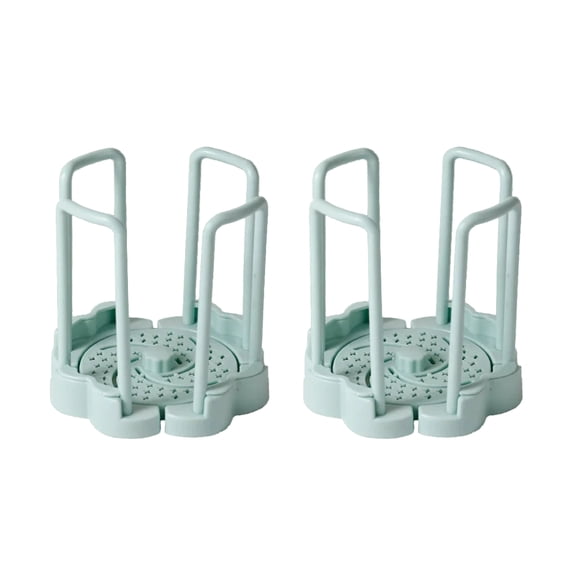 2 Pack Adjustable Bowl Holder Rack, Expandable Dish Organizer for Kitchen, Stackable Plate and Bowl Storage, Space-Saving