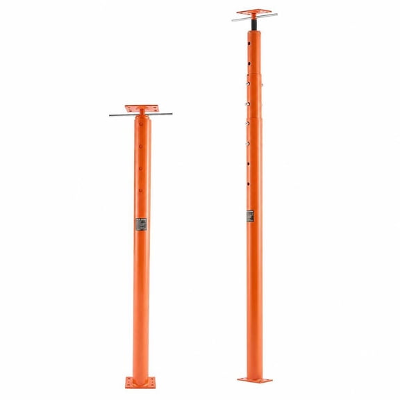 2 Pack Adjustable Floor Jacks, 54-150 in Height Range, 11200 Lbs Load Capacity, Steel Support Beam Posts