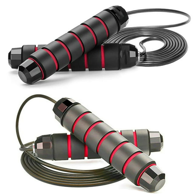 2 Pack Adjustable Jump Rope for Workout, Fitness Jump Rope for Men