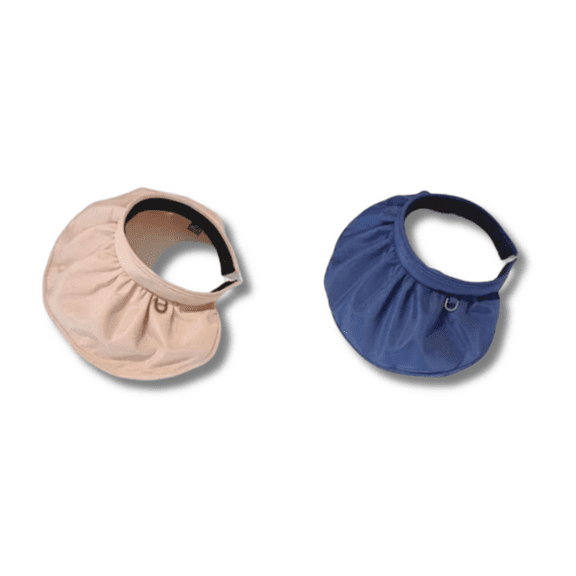 2-Pack Adjustable Lightweight Shell Visor Sun Hats for Women