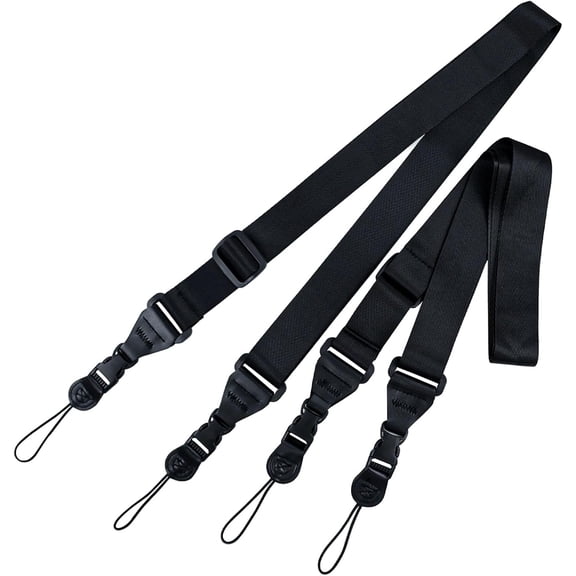 2-Pack Adjustable Nylon Shoulder Strap with Quick Release Universal Neck Lanyard for iPad, Tablet, Camera, Binoculars, Laptop, and Bags