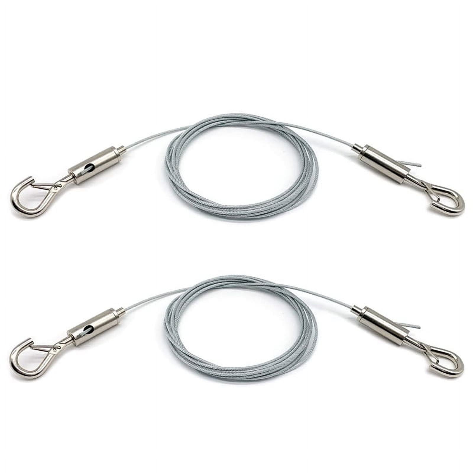 2 Pack Adjustable Picture Hanging Wire Heavy Duty Supports 50 Lbs ...