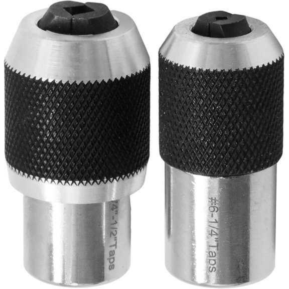 2 Pack Adjustable Tap Socket Set 3/8" Drive Extractor Tool with Jaws for #6 to 1/2" Taps